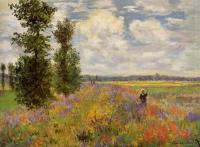Monet, Claude Oscar - Poppy Field, Argenteuil